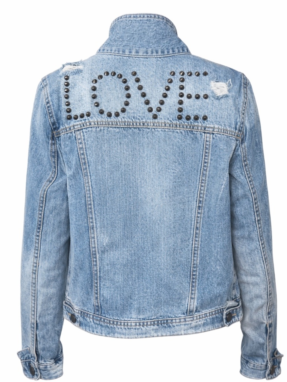 Love Studs Blue Denim Jacket